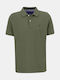 Fynch Hatton Herren Kurzarmshirt Polo Khaki