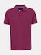 Fynch Hatton Men's Short Sleeve Blouse Polo Burgundy