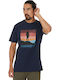 Αθλητικό T-shirt Navy Μπλε