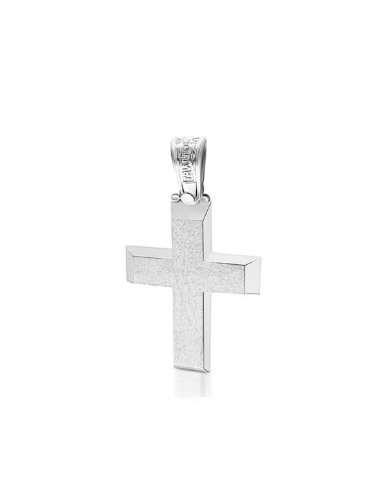 Chrilia White Gold Cross 14K