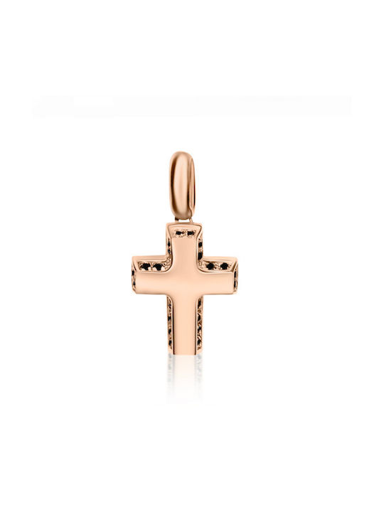 Chrilia Rose Gold Cross 14K