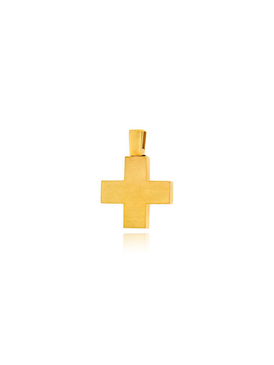 Skaras Jewels Men's Gold Cross 14K