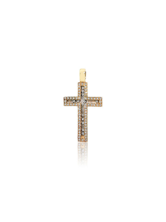 Skaras Jewels Women's Gold Cross 14K