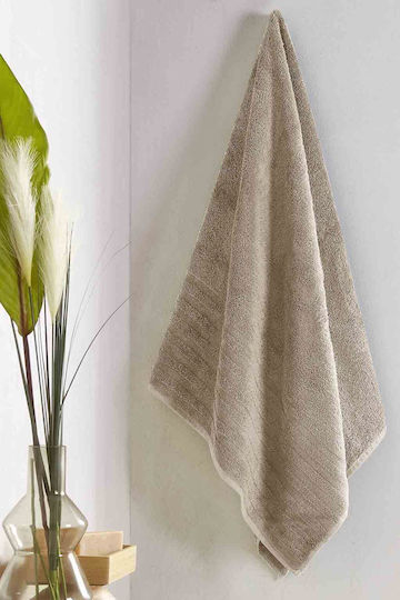 Fieldcrest Badehandtuch Ultra Soft 76x147εκ. Braun