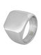 Visetti Herren Ring aus Stahl Vergoldet