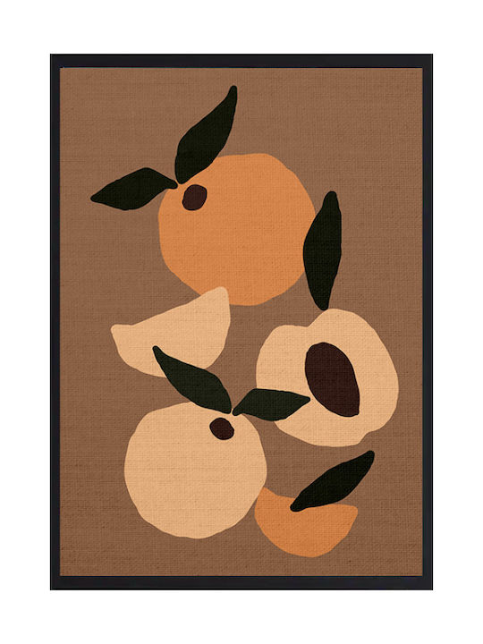 Walls Peaches Illustration Art Painting on Canv...