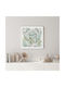 Walls Floral Vintage Frame Wooden 60x60cm