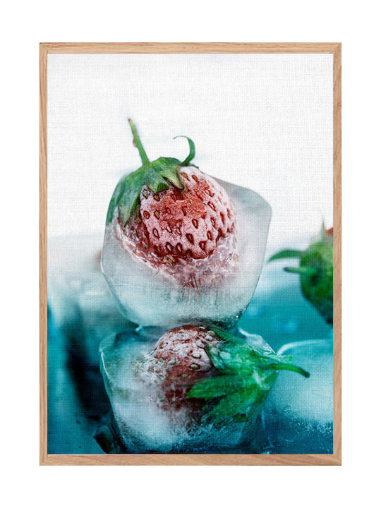 Walls Frozen Strawberries Canvas Painting 40x50cm