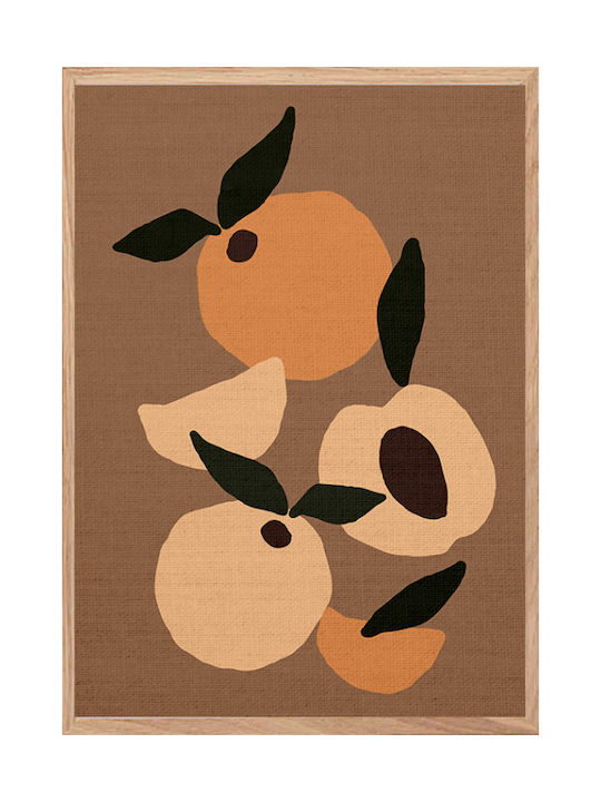 Walls Peaches Illustration Art Painting on Canv...