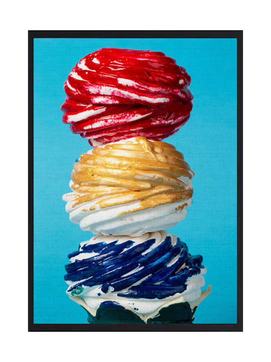 Walls Meringue Pretzels Painting on Canvas 40x50cm