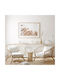 Walls Pampas Grass Frame Wooden 100x70cm