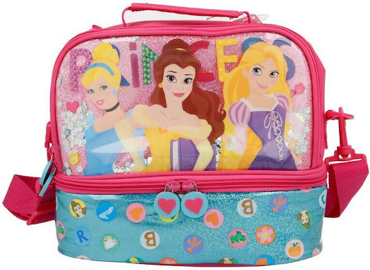 School Shoulder Lunch Bag Multicolour Disney Princess 21 x 15 x 28cm