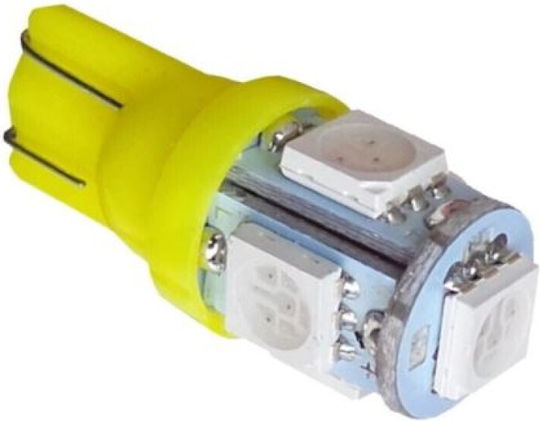 Car and Motorcycle Lamp T10 W5W W16W LED Orange 12V 1W