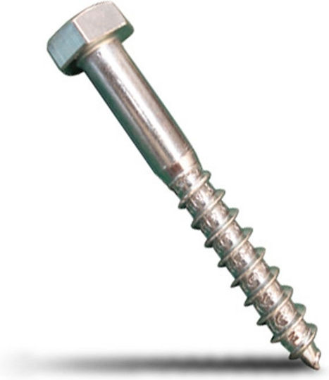 A&D Trainer Schraube Sechskant Metallisch mit Durchmesser M10 und Länge 160mm 60Stück