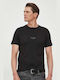 Guess T-shirt Bărbătesc cu Mânecă Scurtă BLACK