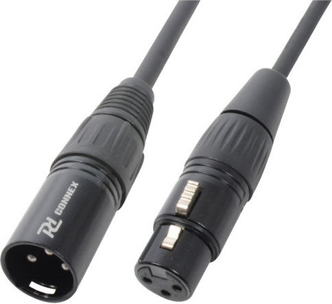 Vonyx CX35-20 Cable XLR male - XLR female Μαύρο 20m (176.032)