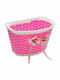 A648 Bicycle Basket Pink