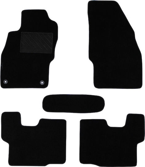 Autopataki Σετ Μπροστινά και Πίσω Πατάκια 5τμχ για Opel Corsa 2006-2014 Μαύρα