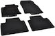 Rigum Set of Front and Rear Mats 4pcs for Renault Koleos 2017+ Black