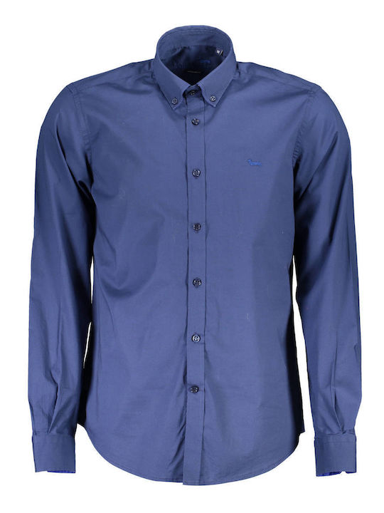 Harmont & Blaine Men's Shirt Long Sleeve Blue