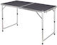 Nils Aluminum Foldable Table for Camping in Case Gray