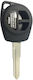 Car Key Shell with Blade with 2 Buttons for Suzuki