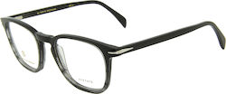 David Beckham Herren Acetat Brillengestell Schw...