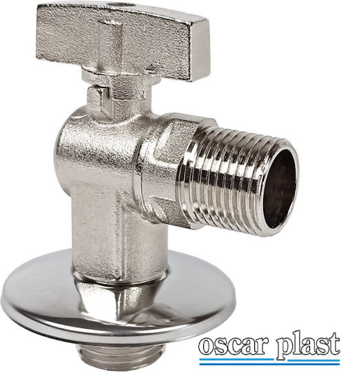 Oscar Plast Wasserhahn / Schalter Ecke 1/2"x1/2"