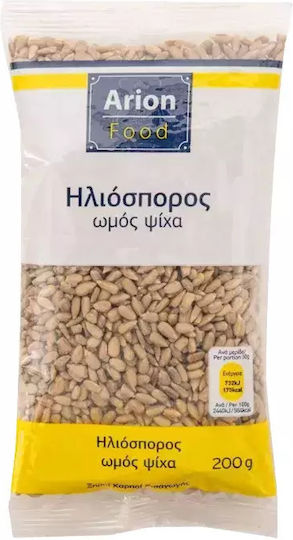 Arion Food Ηλιόσποροι Ωμοί Αποφλοιωμένοι Χωρίς Αλάτι 200gr