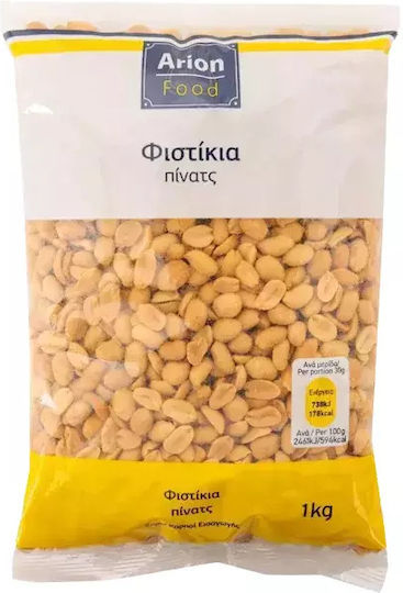 Arion Food Φιστίκια Πίνατς Αποφλοιωμένα με Αλάτι 1000gr
