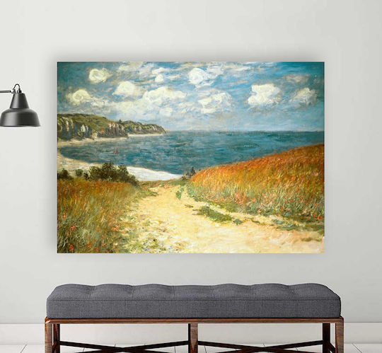 I-gallery Chemin Dans Les Картина Копие на Моне Платнен 120x80см