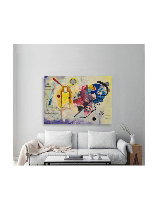 I-gallery Yellow Red Blue Painting Copy of Wassily Kandinsky on Canvas 120x80cm