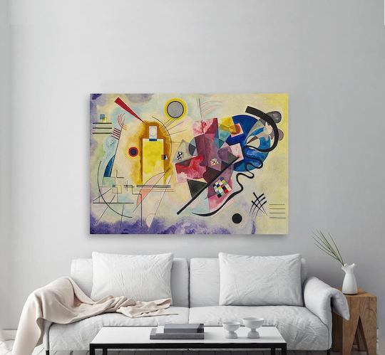 I-gallery Yellow Red Blue Αντίγραφο του Wassily Kandinsky σε Καμβά