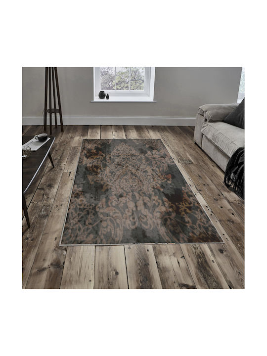 Rug Rectangular Brown