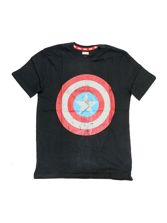 Marvel Γυναικείο T-shirt Μαύρο Βαμβακερό