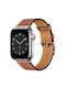 Wiwu Λουράκι Δερμάτινο Καφέ (Apple Watch 38/40/41mmRealme Watch)