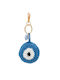 LifeLikes Handmade Keychain Fabric Eye Blue