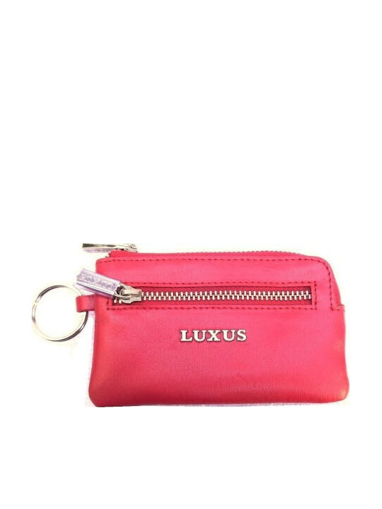Luxus Schlüsselhalter aus Leder Rot