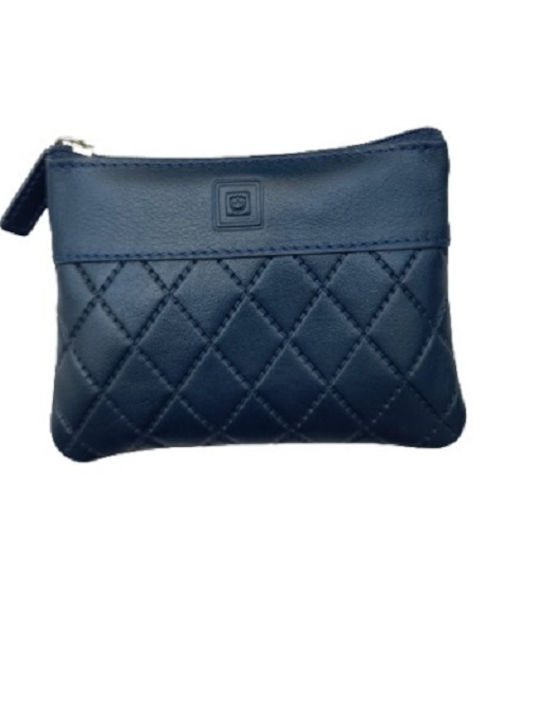 Luxus Leder Schlüsselhalter Marineblau