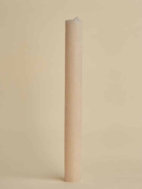 Candle Round Scented Beige