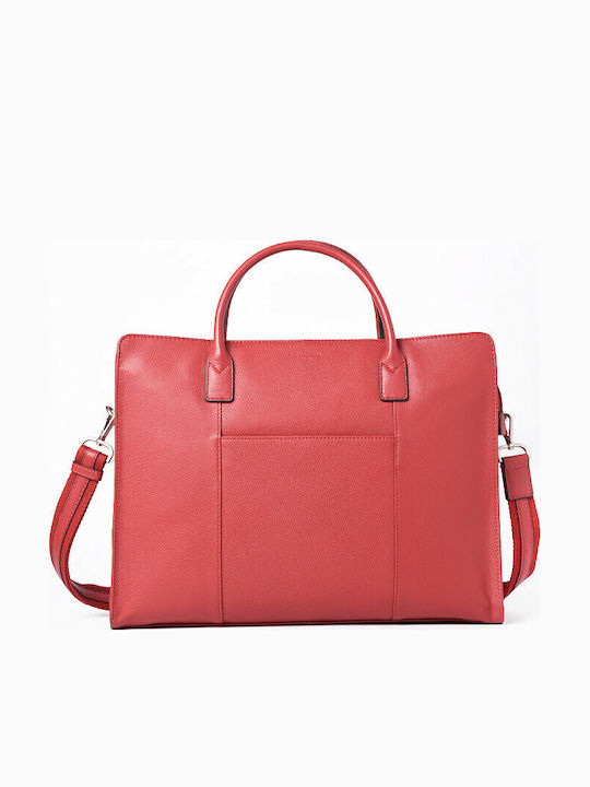 Hexagona Leder Damen Geldbörse Rot