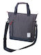Damen-Tote-Tasche Anthracite / Black