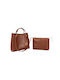Damentasche Schultertasche Tabac Braun