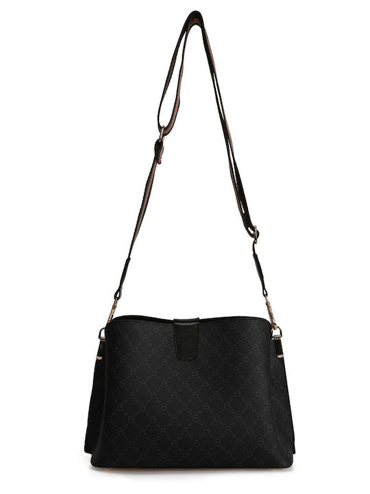 Damentasche Schultertasche Schwarz
