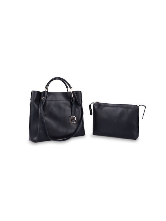 Damentasche Schultertasche Marineblau
