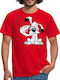 Pegasus T-shirt Asterix σε Κόκκινο χρώμα