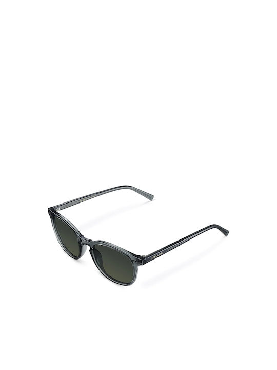 Meller Banna Sunglasses with Fossil Olive Plastic Frame and Green Polarized Lens BA-FOSSILOLI