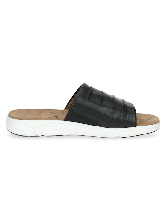 Women's Flat Sandals in Black Color