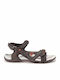 Flache Sandalen für Damen Sportlich in Gray Farbe