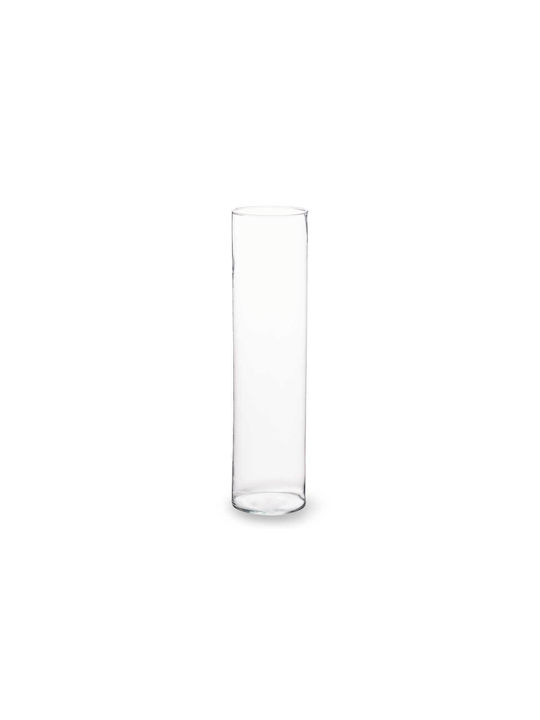 Διακοσμητικό Βάζο Glas Transparent 12x12x40cm 1Stück